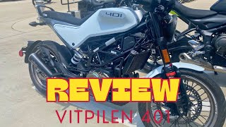 Husqvarna Vitpilen 401 Ride amp Review [upl. by Wivina]