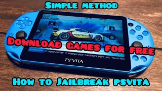 How to Jailbreak Ps vita New Method 2022  Download all games for free psvita 2022 sony gaming [upl. by Vidovic]