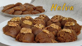 Kako se pravi halva Tradicionalna poslastica Najjednostavniji recept 4k [upl. by Ancell]