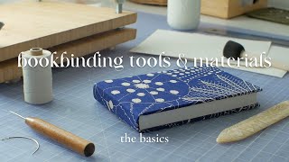 Bookbinding Tools amp Materials  beginner friendly [upl. by Yorel500]