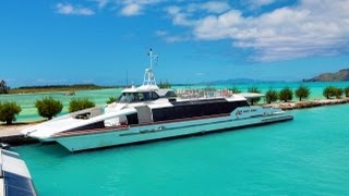 Bora Bora Airport boat transfer to Vaitape [upl. by Enaamuj]