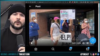 COVID Cultists ATTACK AntiMandate Protester Biden Announces NEW VACCINE Mandates ARE ALREADY BACK [upl. by Ordnajela899]