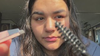 ASMR Doing your eyebrows✨ [upl. by Kahle]