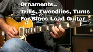 Lead Guitar Lesson  Ornaments  Trills Tweedlies and Turns [upl. by Goldie123]