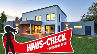 Haus Check Modernes Einfamilienhaus mit sechs Schlafzimmern von Fertighaus Weiss  Hausbau Helden [upl. by Etterraj]