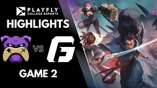 TALIYAH JUNGLE CARRIES THE GAME  James Madison vs George Fox  LOL Highlights  Playfly Game 1 [upl. by Weihs873]