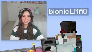 Bionic game 🌿 Minecraft But Its On 1 Girlfriend Block [upl. by Edya]