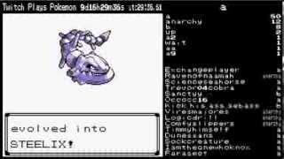 Onix evolves into Steelix  Twitch Plays Pokemon Official Highlights Generation 2 [upl. by Rab984]