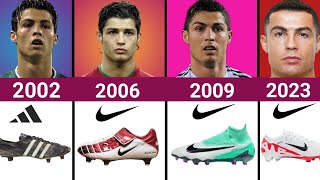 RONALDOS BOOTS EVOLUTION 2002  2023  RONALDO CR7  NIKE FOOTBALL BOOTS [upl. by Vey]