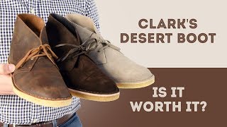 Clarks Desert Boots Review  Is it Worth It Series  Suede vs Leather Chukka Boots [upl. by Federico]