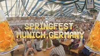 Springfest in Munich Germany  One Crazy Abroad Weekend [upl. by Ivey]