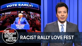 Trump Calls Racist MSG Rally an quotAbsolute Love Festquot with One Week Left Until 2024 Election [upl. by Pickar]