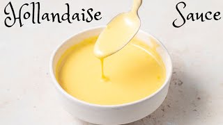 Hollandaise Sauce  Easy recipe to follow [upl. by Parrisch]