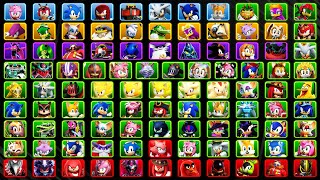 Sonic Forces Speed Battle All 100 Characters Gameplay [upl. by Umberto]