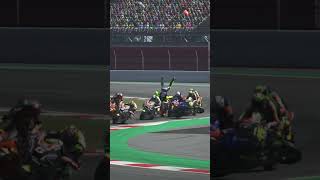 Rossi was hit by an opponent while cornering [upl. by Lydia335]