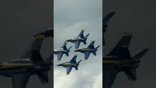 US Navy Blue Angel fighter jet in action in the air part 2 [upl. by Sirromaj]