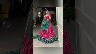 👌👌♥️Navratri special lehenga design bollywood song womensfashion ytshorts [upl. by Esinrahs143]