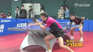 Zhang Jike vs Zhou Yu Chinese Trials 2016 [upl. by Sella649]