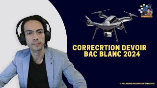 Correction devoir Bac blanc 2024 SC  Math  Technique [upl. by Carny]