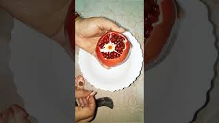 Amazing pomegranate cutting 😍 [upl. by Naliorf]