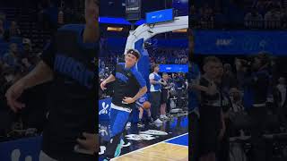 Mac McClung with the CRAZY pregame warmup DUNK [upl. by Tsenre]