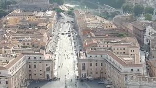 Rome  View from Saint Peters Dome Top [upl. by Vahe712]