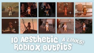 10 Aesthetic Roblox Outfits and links  alixia [upl. by Eerol]