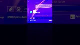 PS4 Message on People Profile Girl Gamertag [upl. by Nedyah]