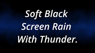 Dark Blue Screen non Soft Rain 2 10 hours TYG [upl. by Kendy]