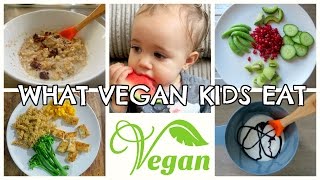 WHAT A VEGAN BABY EATS IN A DAY  1YR OLD [upl. by Renrew]