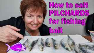 A step by step guide on how to salt pilchards for fishing bait  Its EASY [upl. by Schacker]