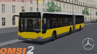 Omsi 2  Berlin X10  Line 115  Mercedes Benz Citaro G [upl. by Imac960]