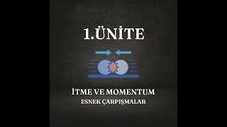 Esnek Çarpışmalar Momentum ve Kinetik Enerjinin Korunumu  AYT Fizik Konu Anlatımı [upl. by Sura]