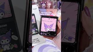 resharing my old galaxyzflip 5 kuromi case 💜 galaxyzflip5 sanrio sanriokuromi [upl. by Llenej354]