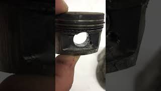 The piston was torn apart The piston from 125cc is jammed major engine repair tuningparts tuning [upl. by Tami]