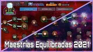 MAESTRÍAS EQUILIBRADAS  Explicación  Abril 2022 MARVEL  MCOC [upl. by Zilvia]