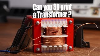 Can you 3D print a Transformer Experiment  How to make a mains Transformer [upl. by Lisbeth318]