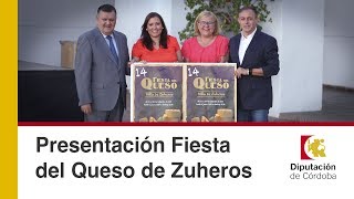 Presentación de la XIV Fiesta del Queso de Zuheros [upl. by Nedyrb]