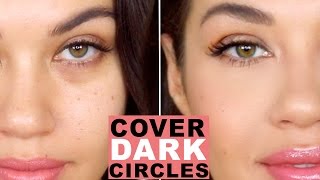 How To Cover Dark Circles and Bags Under Eyes  How to Color Correct  Eman [upl. by Nerek]