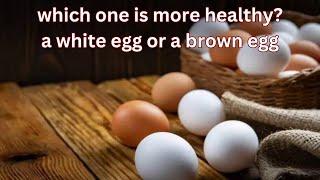 RevealedWhat is the difference between a white egg and a brown egg which one is more healthy [upl. by Kirenoj]