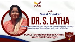 Philippine Criminology Week 2024 International Webinar Featuring Dr S Latha [upl. by Ellainad]