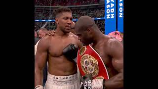 Respect 🤝 Anthony Joshua And Daniel Dubois Embrace At Final Bell [upl. by Eilata]