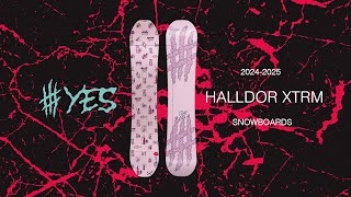 YES Snowboards 2425 Halldor XTRM [upl. by Sidnak38]