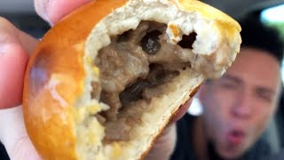 Philly Pretzel Factory Cheesesteak Rivets Food Review [upl. by Ailb76]