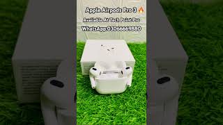 Apple Airpods Pro 3 💯 Original 🔥For Order WhatsApp 03066669880 [upl. by Carrie385]