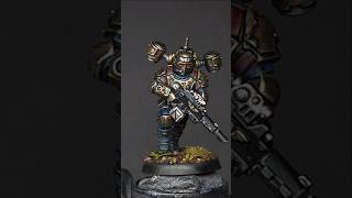 How to Paint Bronze Armor for Warhammer40k warhammer Killteam miniatures [upl. by Belak]