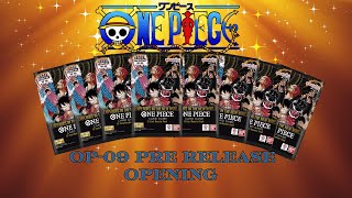 ONE PIECE OP09 PRERELEASE OPENING [upl. by Nomyaw]