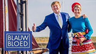 Koningspaar geniet van streekbezoek in zonnig Zeeland  Blauw Bloed [upl. by Huskey]