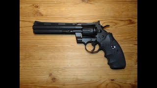 Colt Python 357 CO2 Revolver 45mm Diabolo  Stahl BB  Review und Schusstest [upl. by Shwalb322]