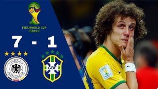 Extended Highlights BRAZIL 1  7 GERMANY  2014 World Cup Semi Final HD BBC [upl. by Glialentn]